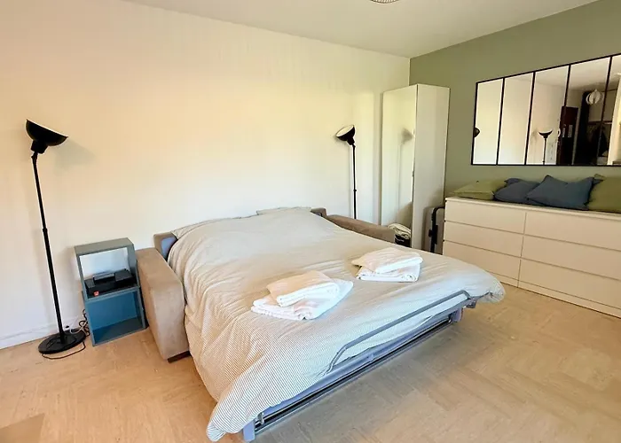 Appt 4pers, Piscine, Clim,parking Apartmán *